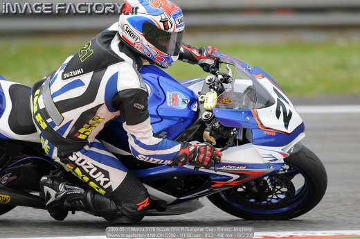 2008-05-11 Monza 3178 Suzuki GSX R European Cup - Emeric Jonchiere